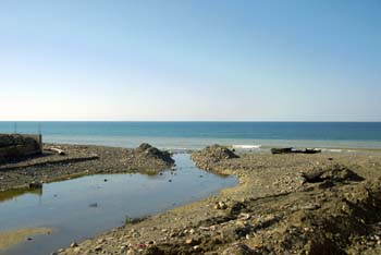  Plage Azzefoun, paysage de kabylie